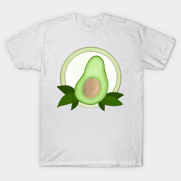 Avocado circle T-Shirt by Home Cyn Home 